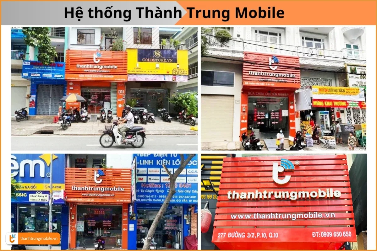 Địa chỉ sửa chữa điện thoại uy tín TPHCM - Thành Trung Mobile