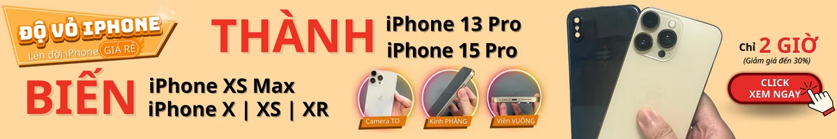 Độ vỏ iPhone 11 lên 15 Pro siêu giống