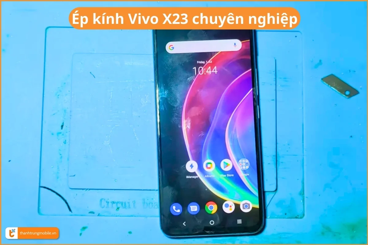 Ép kính Vivo X23 chuyên nghiệp