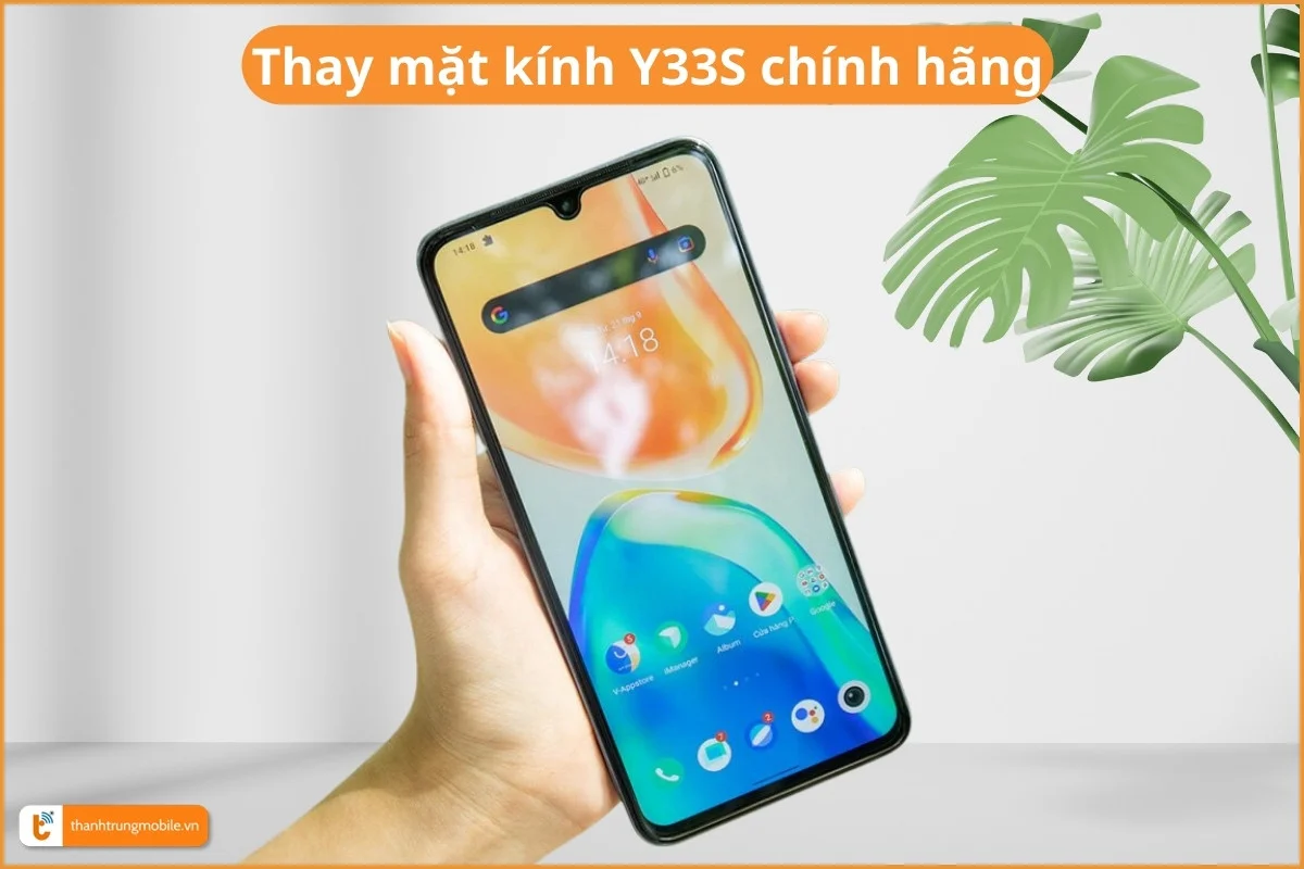 Ép kính Vivo Y33S chính hãng