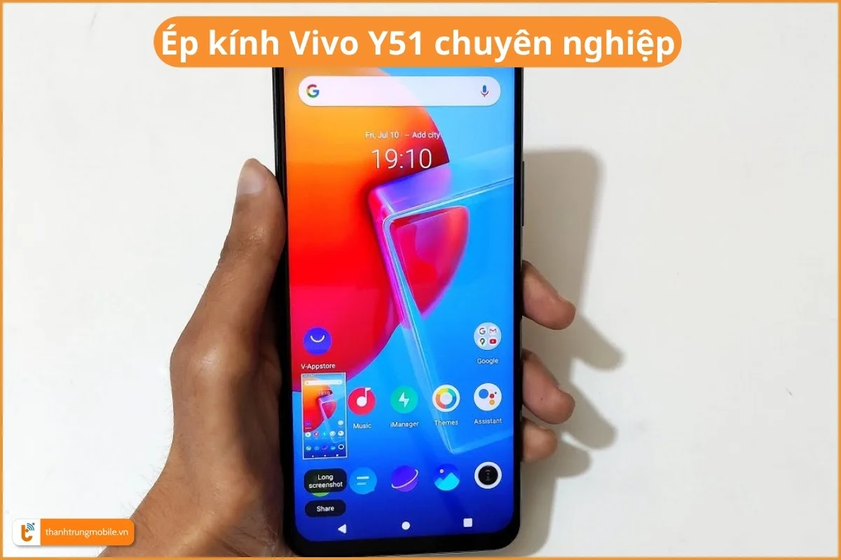 Ép kính Vivo Y51 chuyên nghiệp