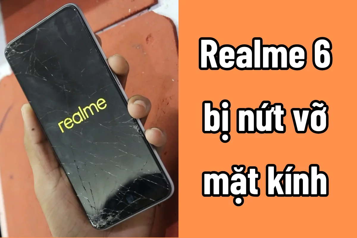 ép mặt kính realme 6