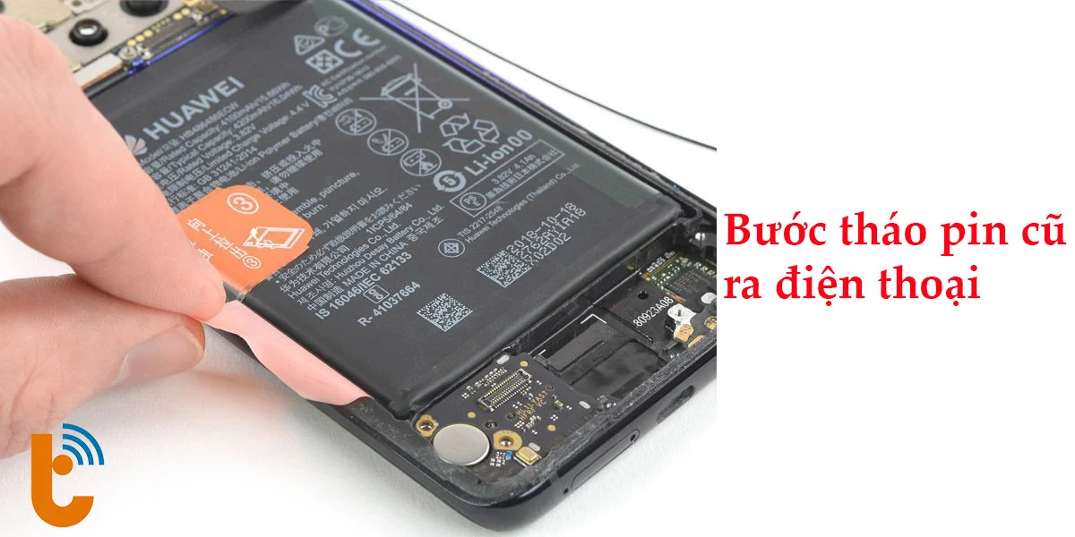 Kỹ thuật tháo pin Huawei cũ ra để lắp pin mới