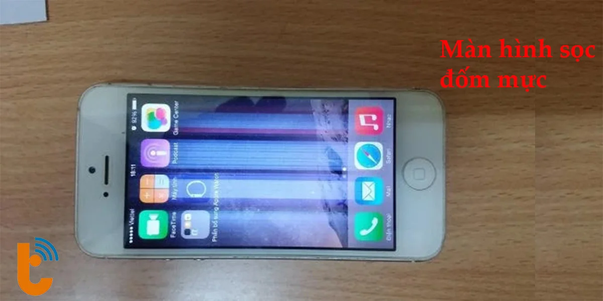 lỗi sọc, đốm mực, không lên hình, ám màn hình trên màn hình iPhone 5
