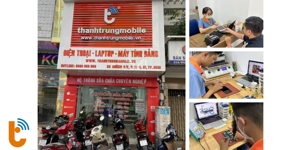Quy trình sửa chữa iPhone 7 series tại Thành Trung Mobile
