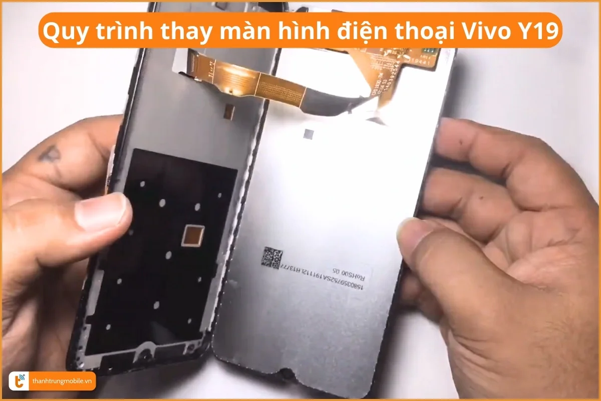 Quy trình thay màn hình điện thoại Vivo Y19 tại Thành Trung Mobile