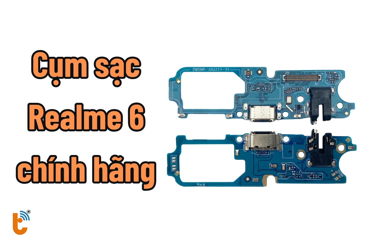 Thay chân sạc realme 6 chính hãng