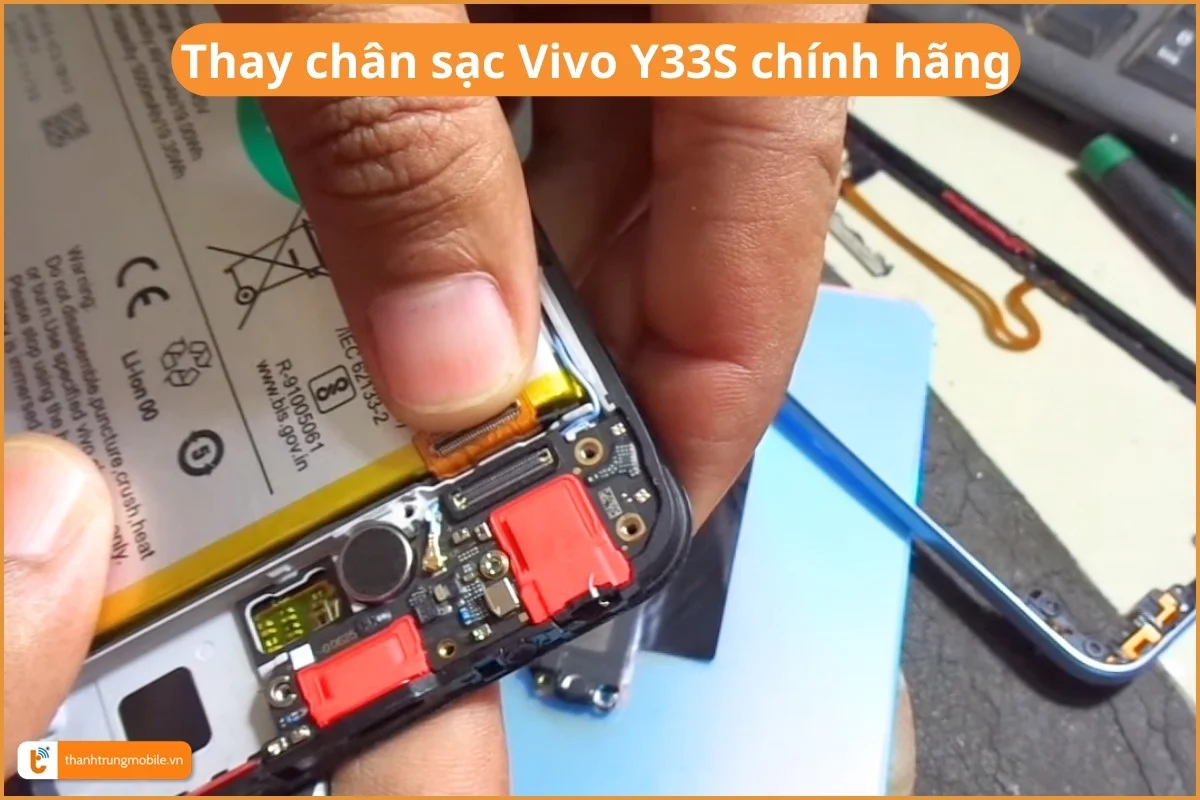 Thay chân sạc Vivo Y33S chính hãng