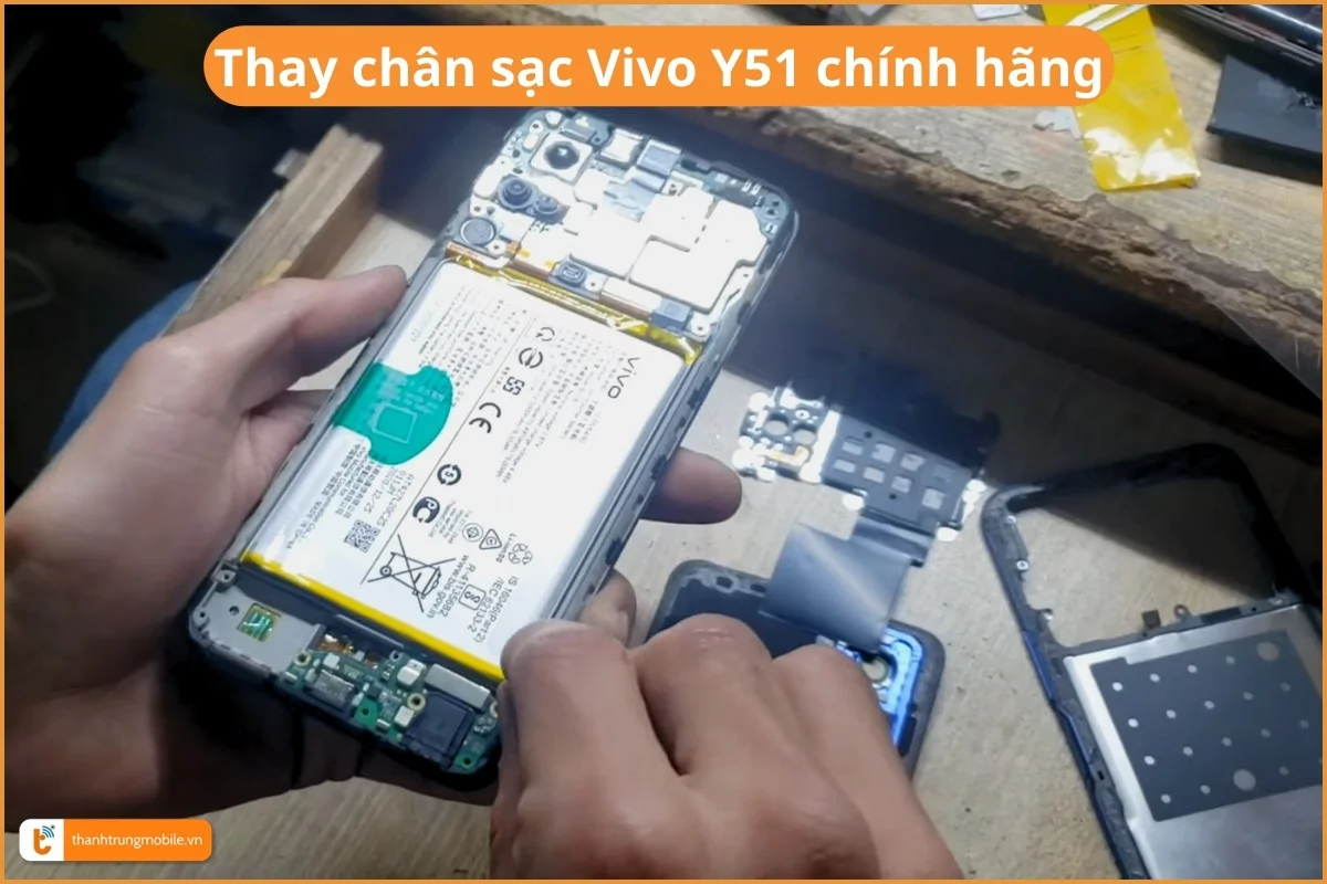 Thay chân sạc Vivo Y51 chính hãng