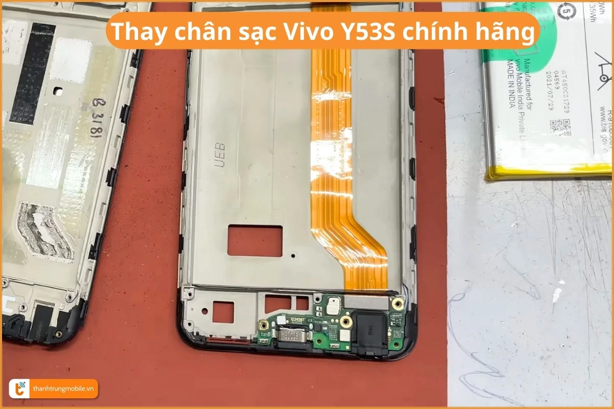 Thay chân sạc Vivo Y53S chính hãng