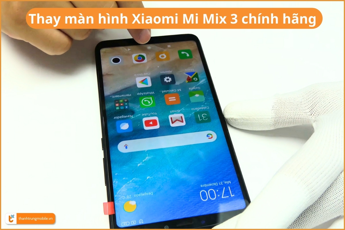 Thay màn hình Xiaomi Mi Mix 3 chính hãng