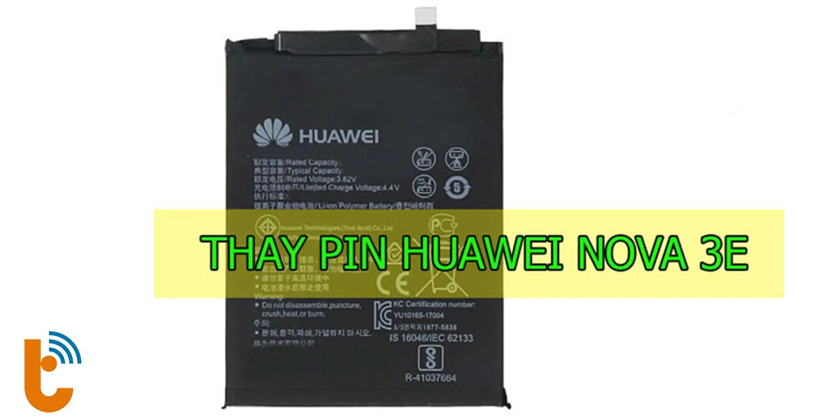 Linh kiện pin Huawei Nova 3e chính hãng