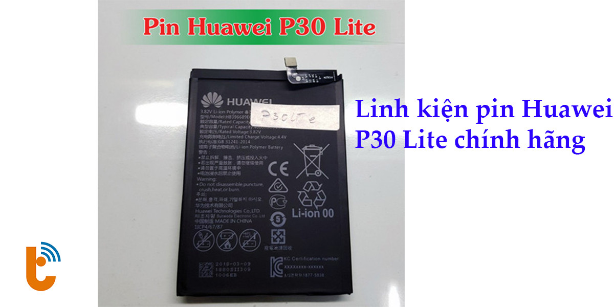 Linh kiện pin Huawei P30 Lite chính hãng
