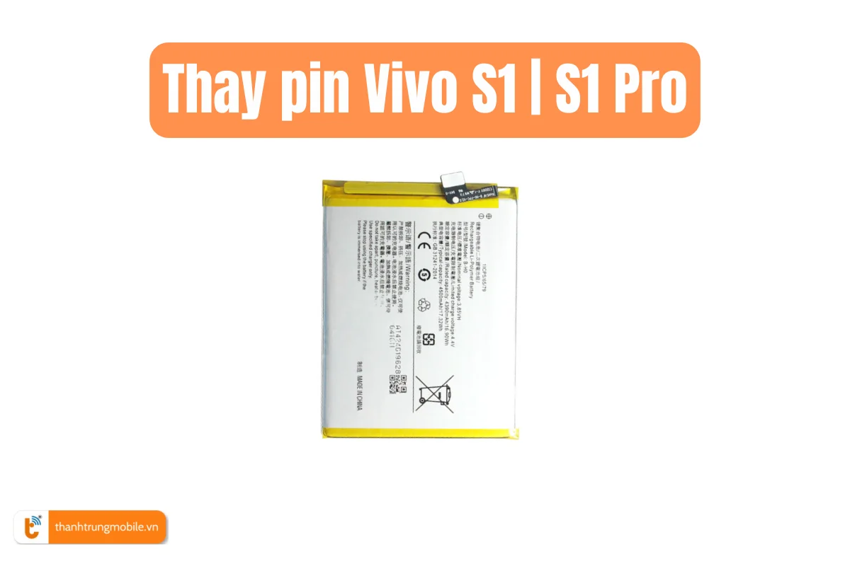 Thay pin Vivo S1