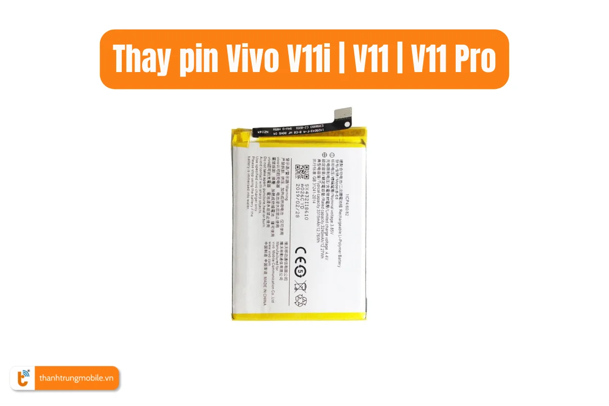 Thay pin Vivo V11i