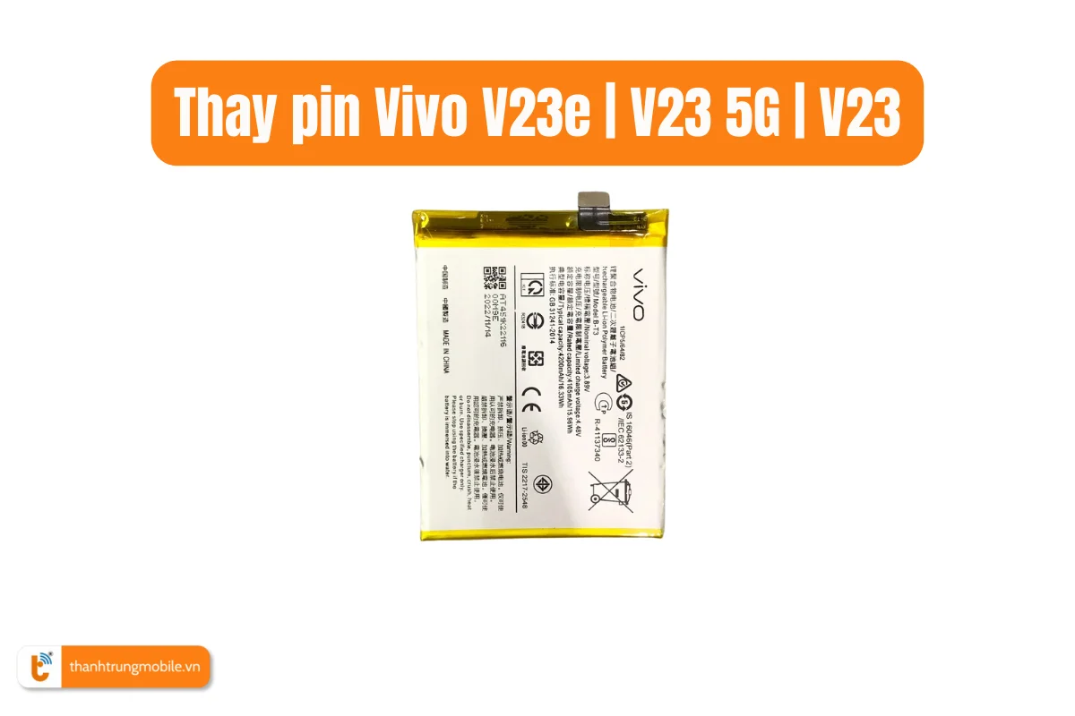 Thay pin Vivo V23e