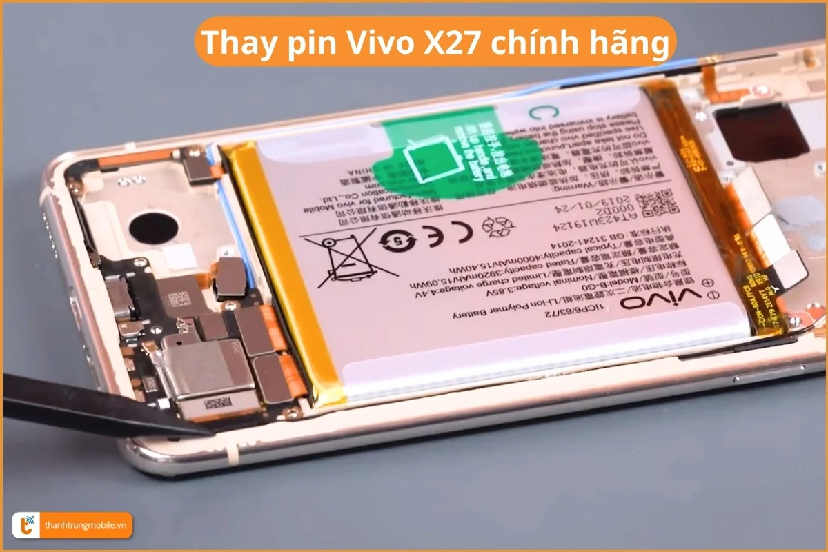 Thay pin Vivo X27 chính hãng