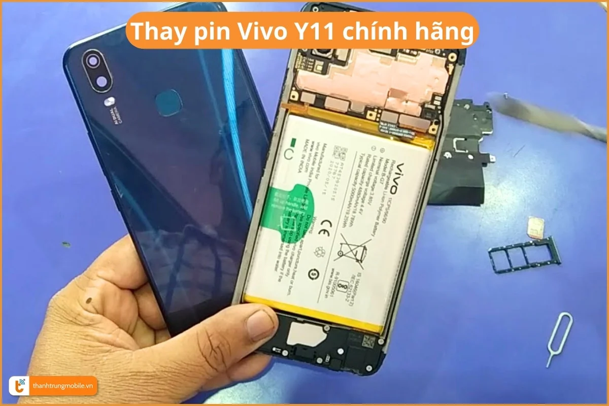 Thay pin Vivo Y11 chính hãng