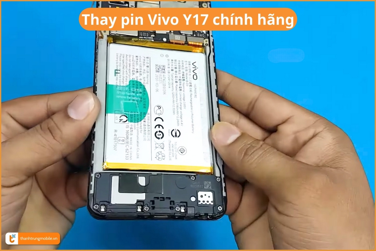 Thay pin Vivo Y17 chính hãng