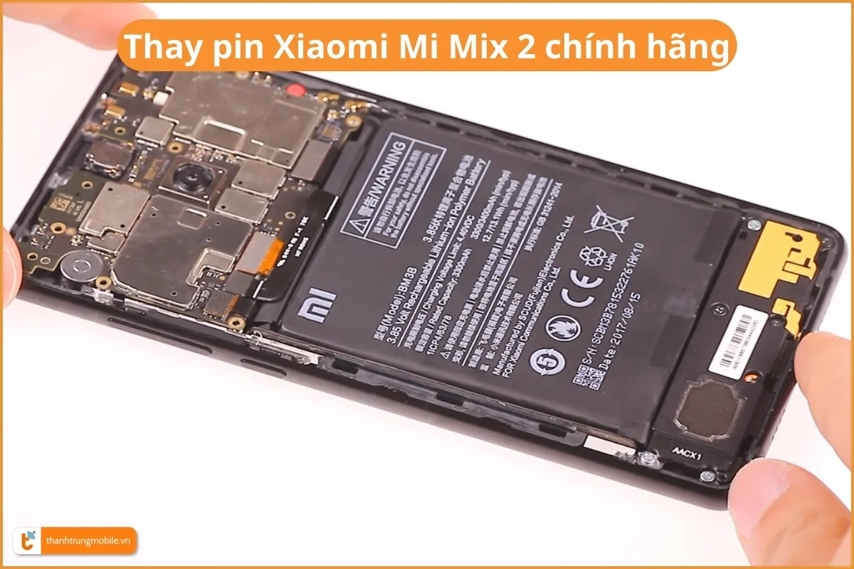 Thay pin Xiaomi Mi Mix 2 chính hãng