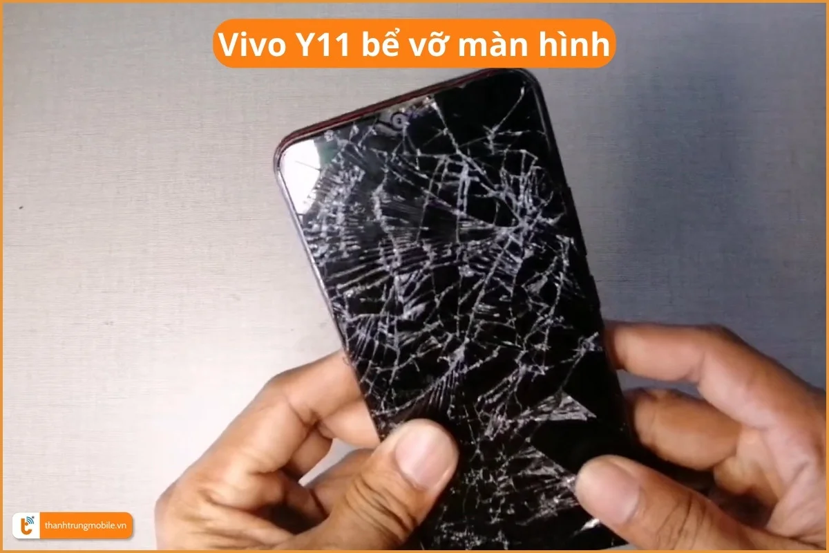 Vivo Y11 bể vỡ màn hình