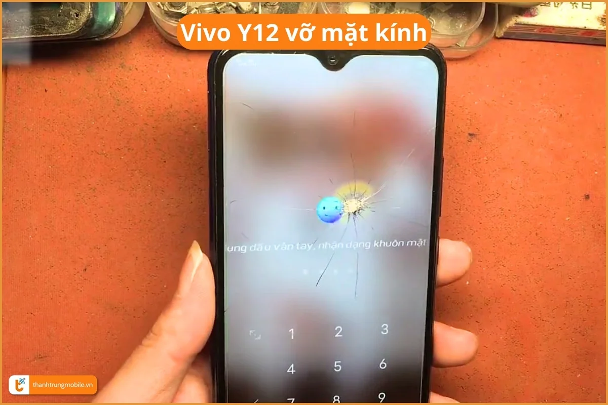 Vivo Y12 vỡ mặt kính