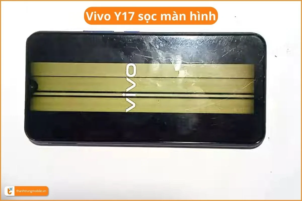 Vivo Y17 sọc màn hình