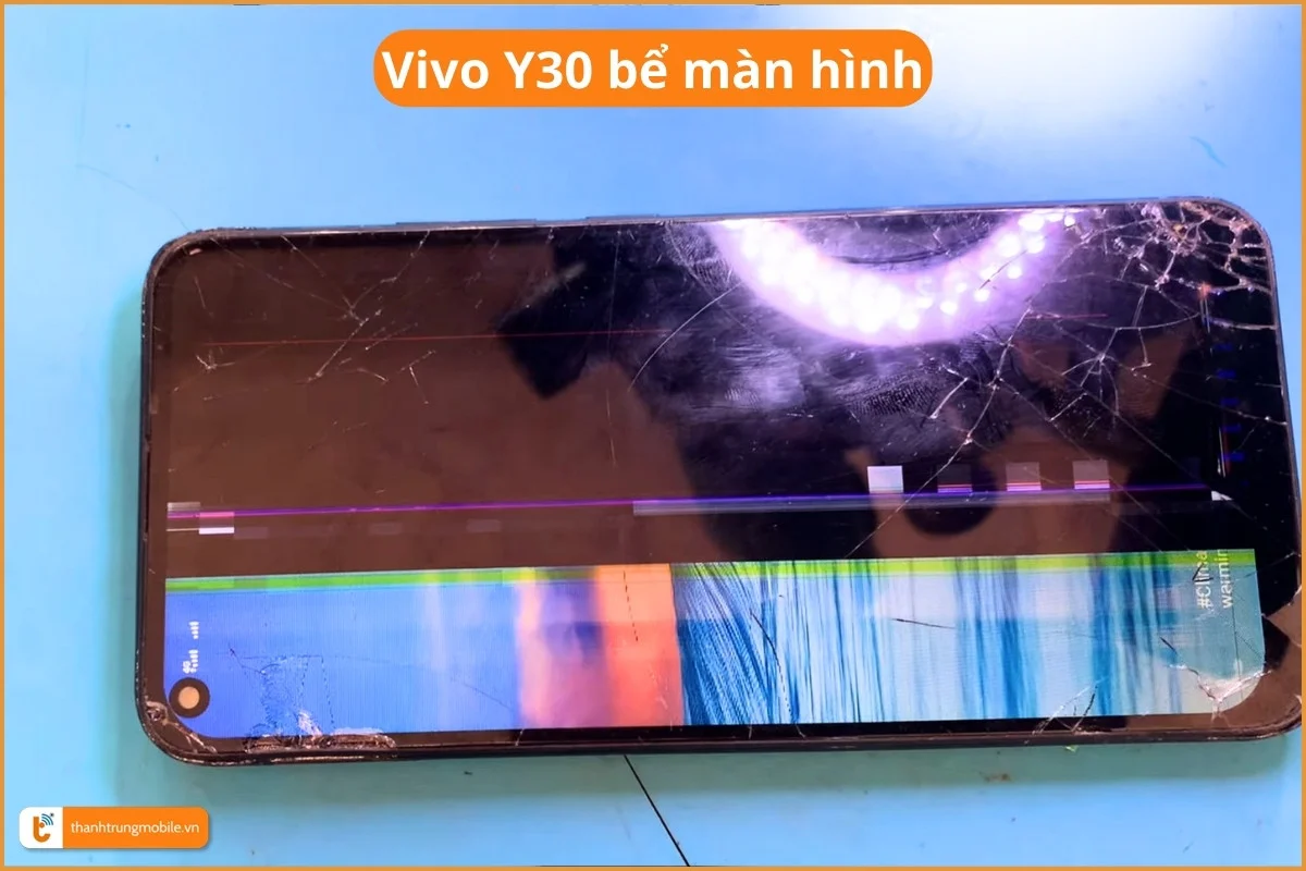 Vivo Y30 bể màn hình
