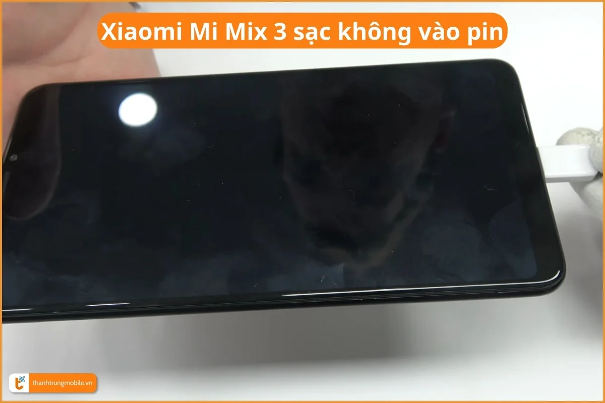 Xiaomi Mi Mix 3 sạc không vào pin