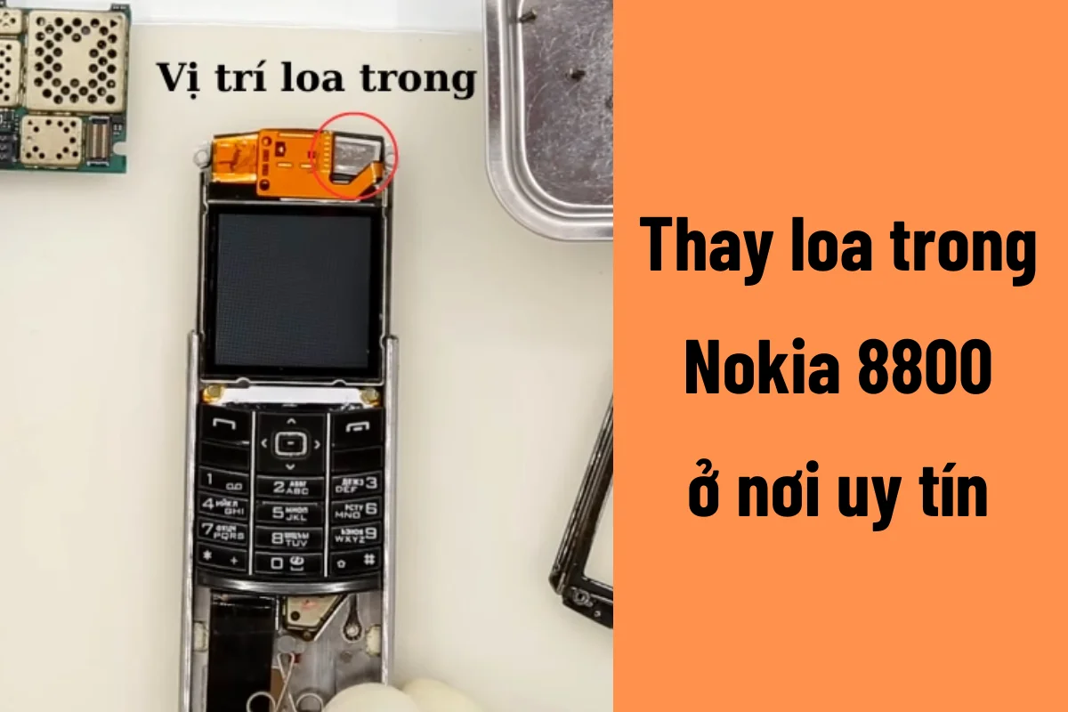 8800e mất loa trong