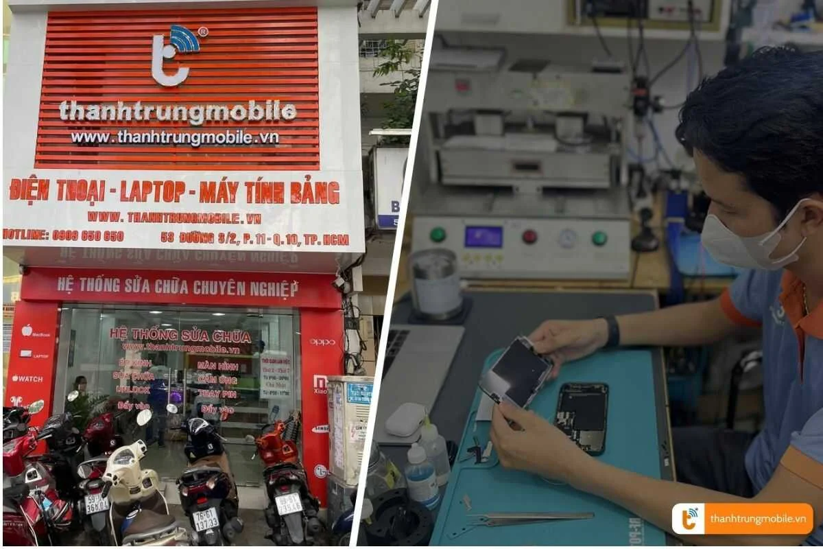 Thành Trung Mobile địa chỉ thay camera Samsung A53 uy tín tại TPHCM