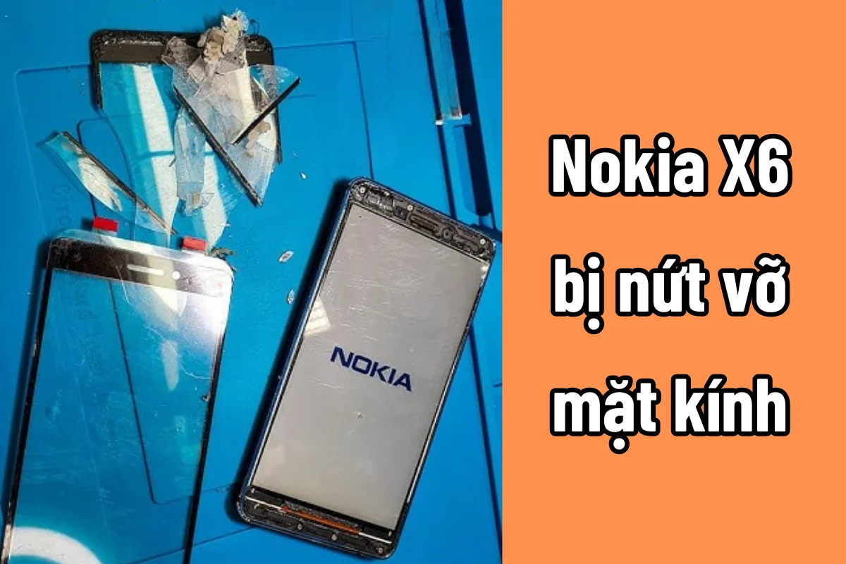 ép mặt kính Nokia X6