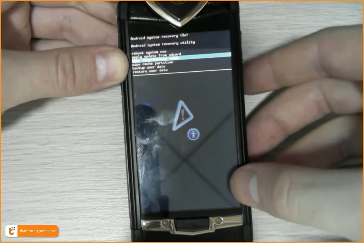 Hard Reset điện thoại Vertu Android