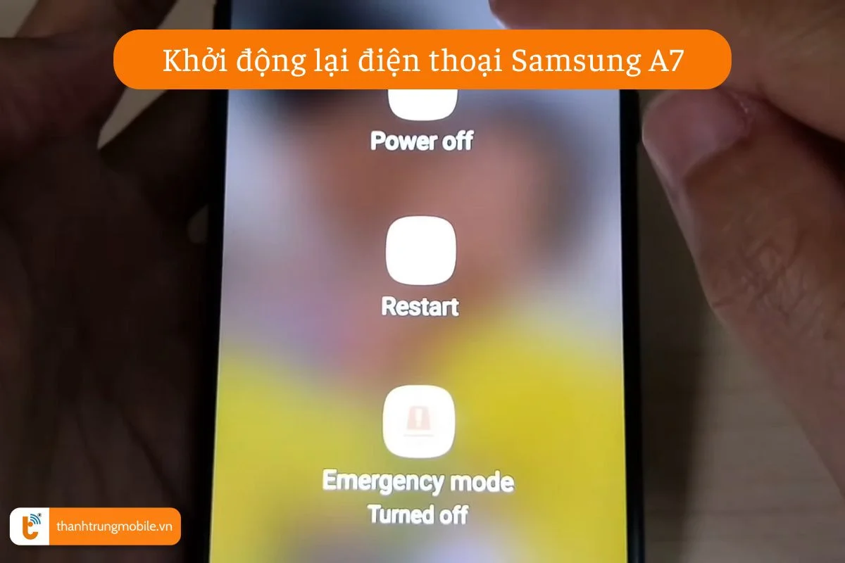 khoi dong lai dien thoai samsung a7