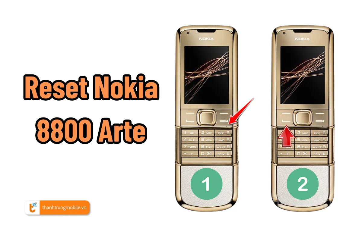 Khôi phục cài đặt gốc Nokia 8800 Arte