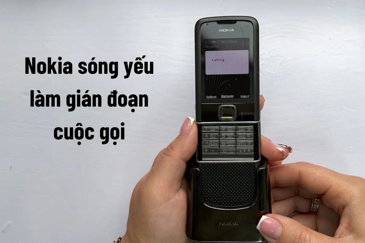 Nokia 8800 sóng yếu