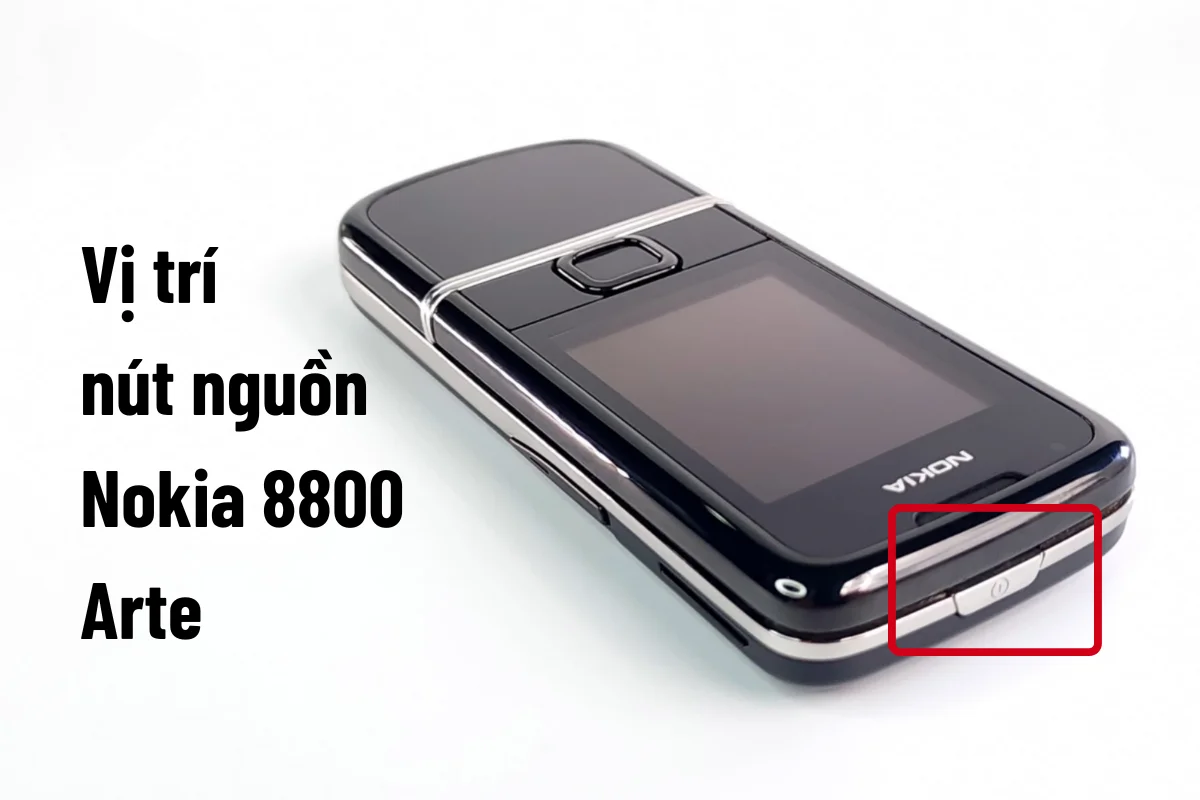 Nokia 8800e hư nút nguồn