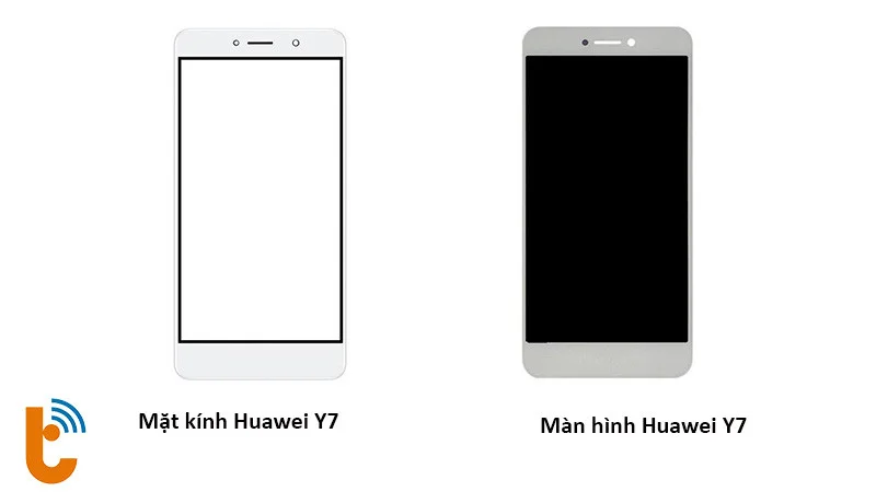 Màn hình và mặt kính cảm ứng điện thoại Huawei Y7