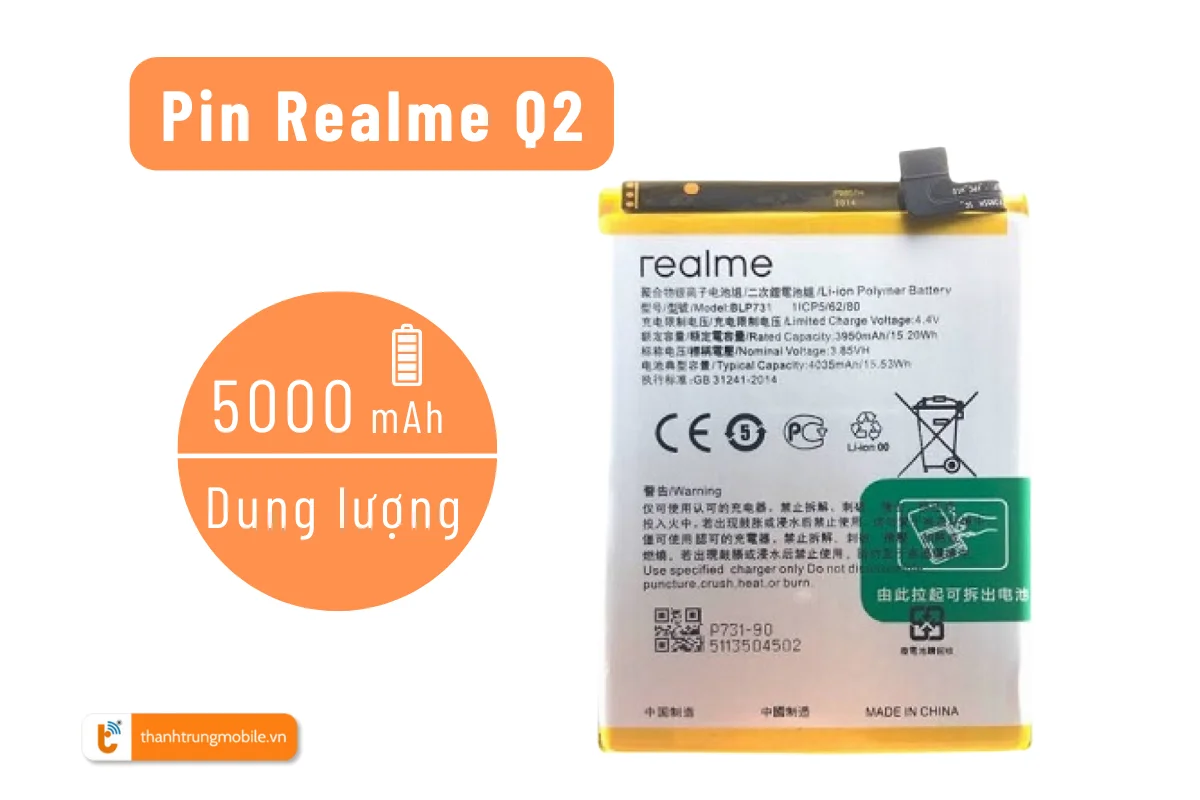 pin Realme Q2