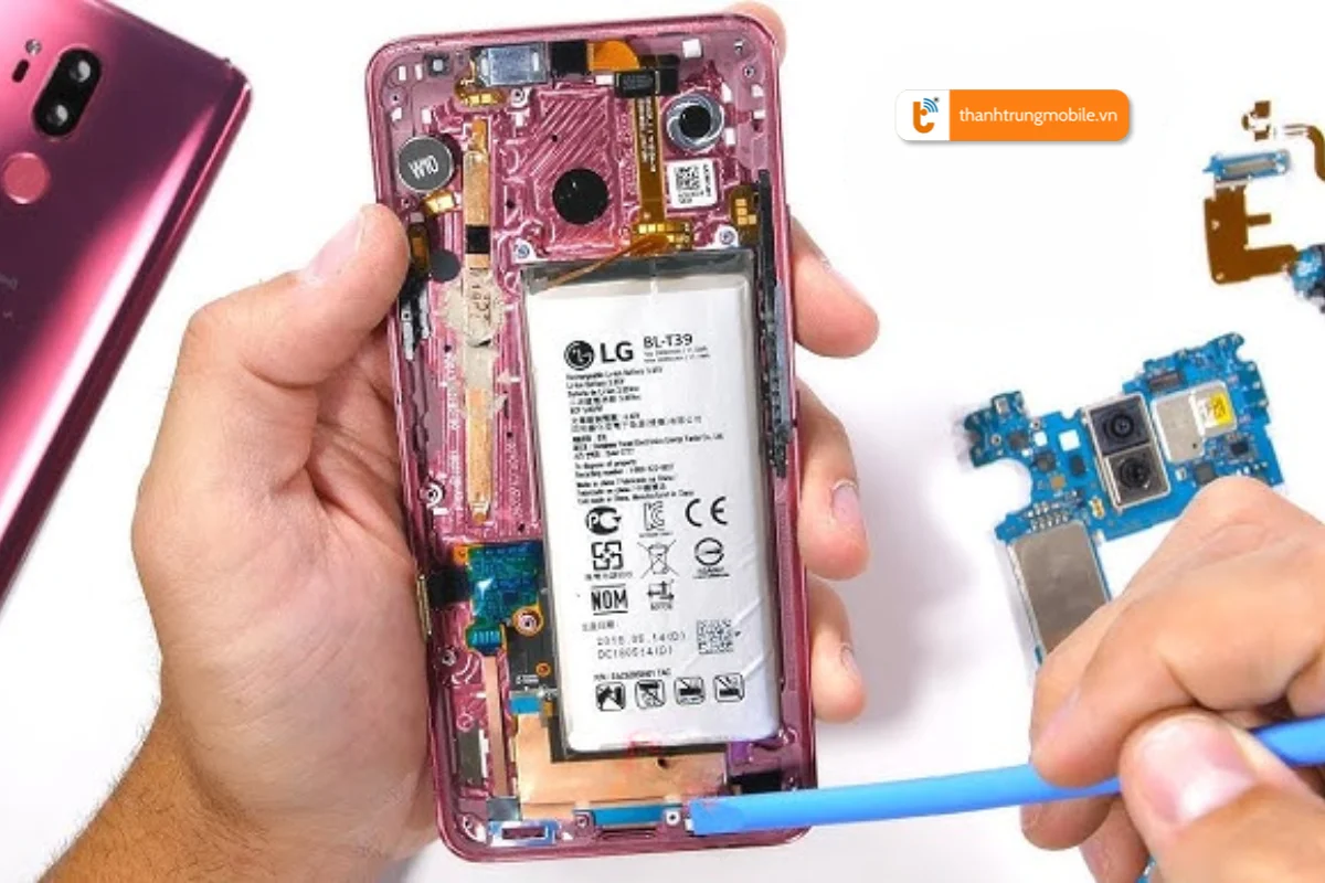 quy trình sửa chữa điện thoại LG 