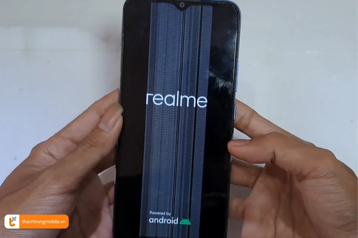 Realme C12 bị lỗi sọc màn hình