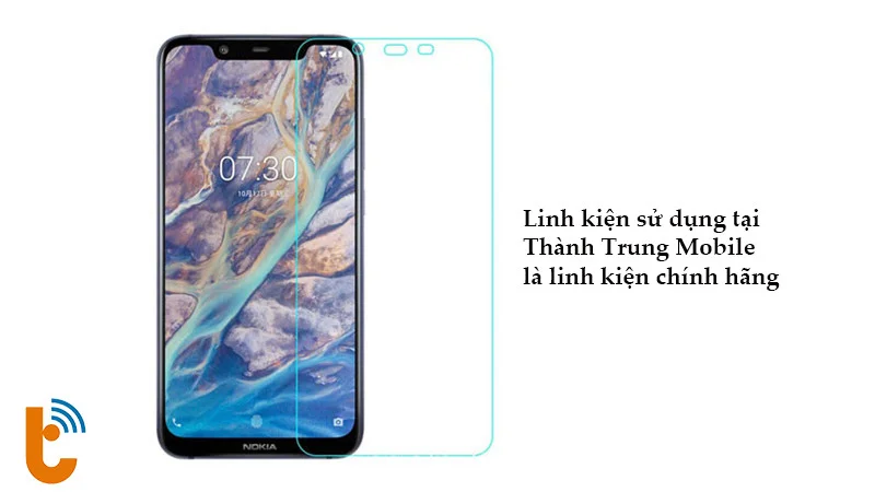 Sử dụng linh kiện chính hãng để thay mặt kính Nokia 8.1