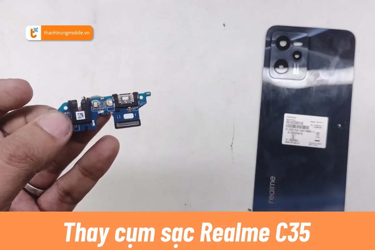 thay chân sạc realme c35 giá rẻ