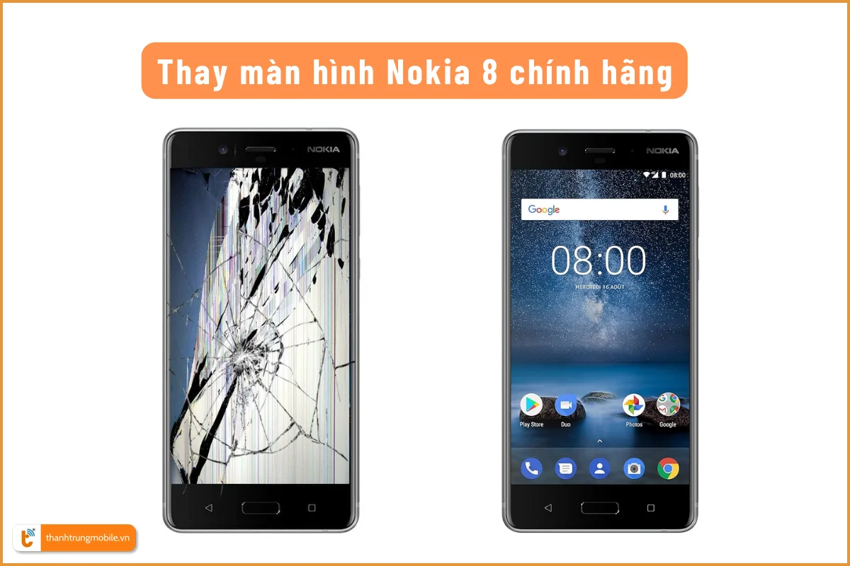 Thay màn hình Nokia 8