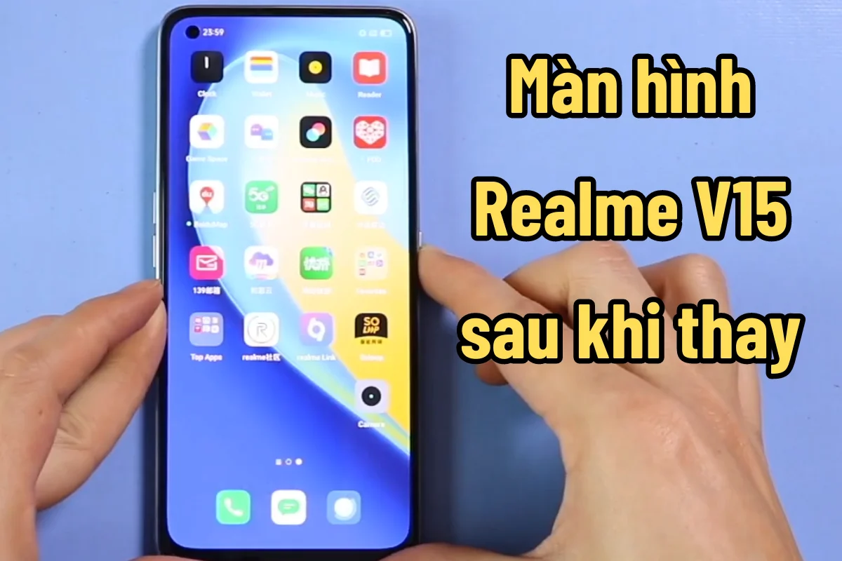 thay màn hình realme v15 giá rẻ