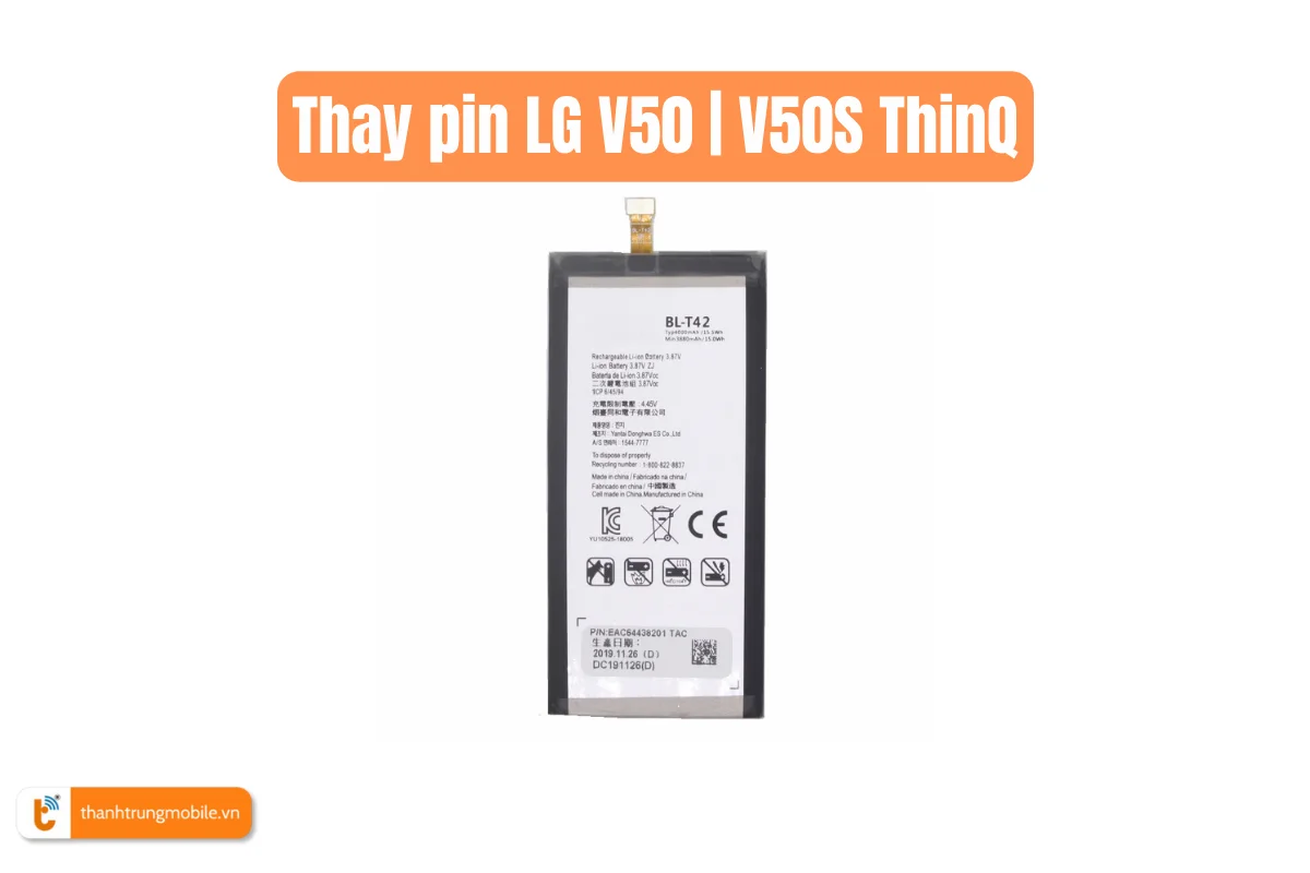 Thay pin LG V50