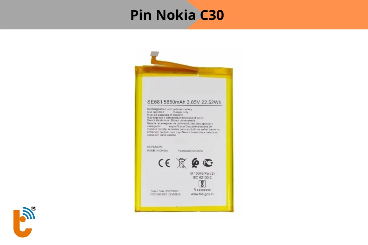 Pin Nokia C30 chính hãng