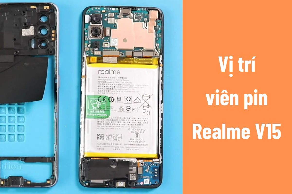 thay pin cho Realme V15