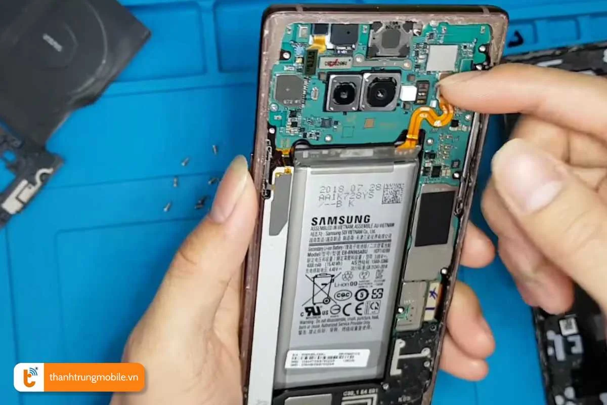 cach khac phuc dien thoai samsung note 9 bi qua nhiet