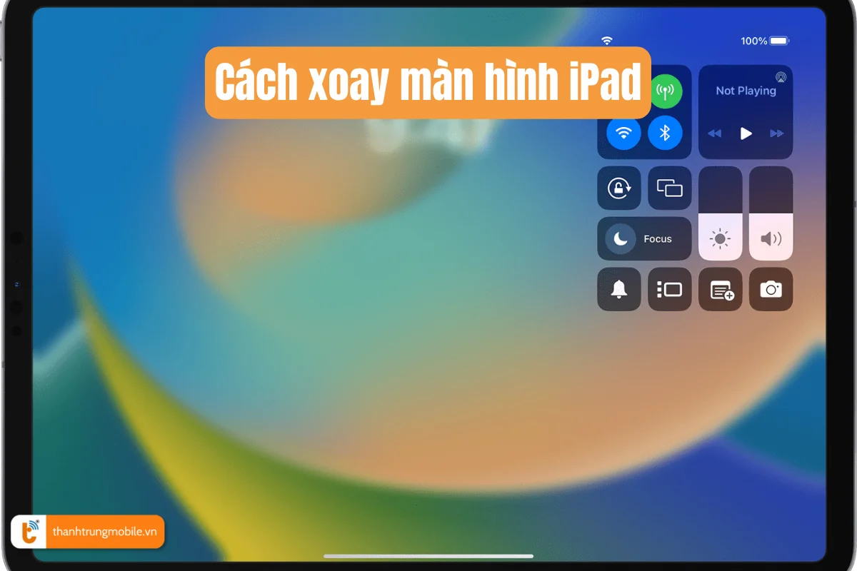 Cách xoay màn hình iPad